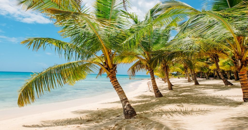 Imagen de la Playa Bávaro en Punta Cana.