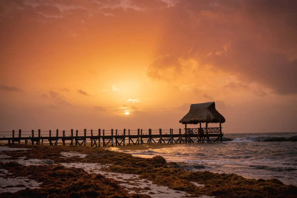 Atardecer Playa del Carmen