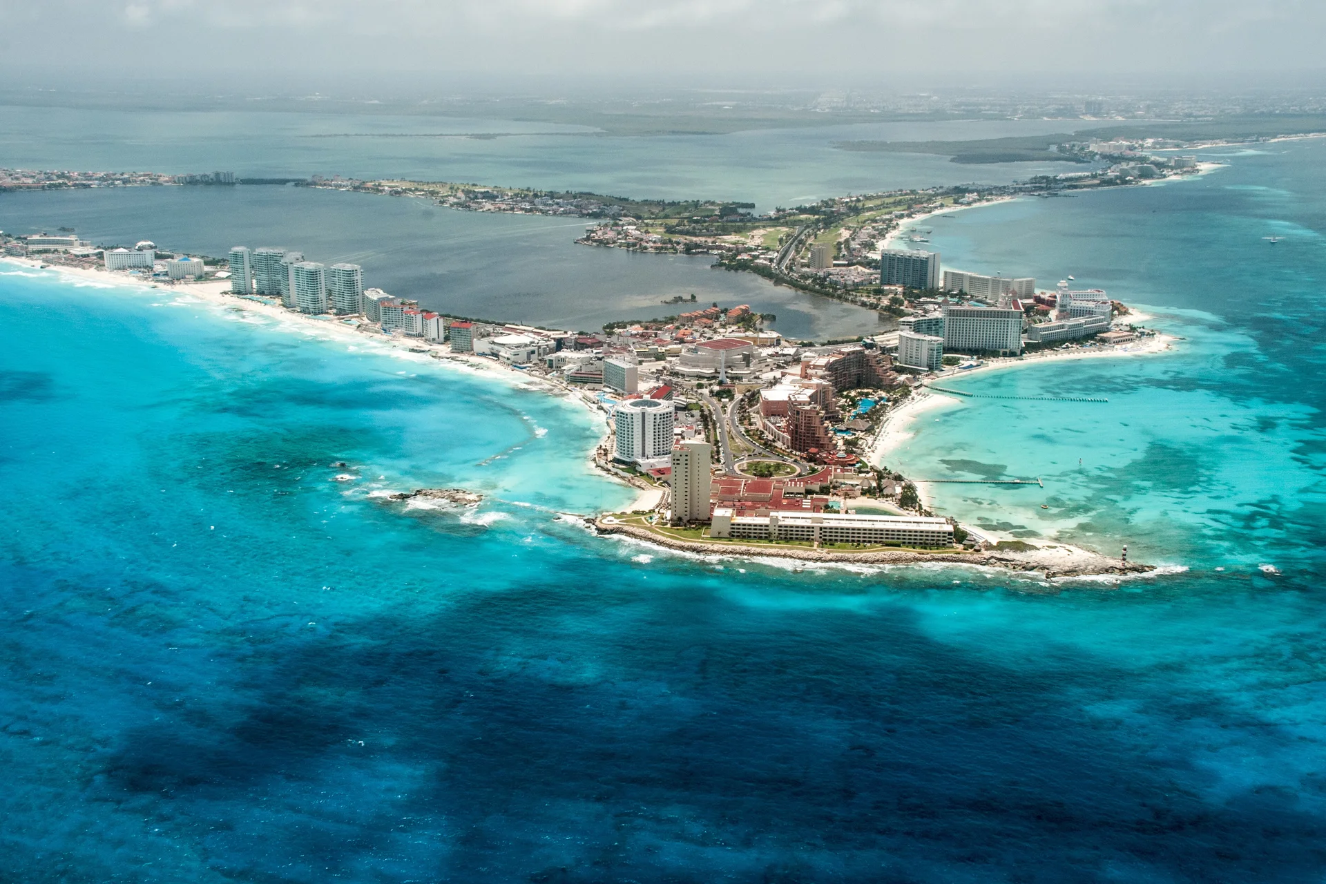 Cancún vista aérea